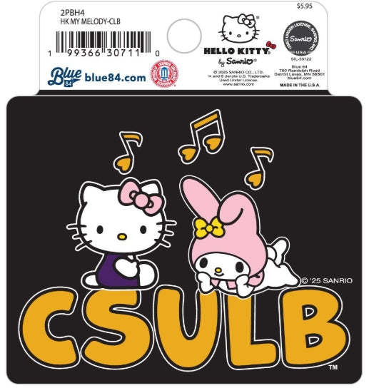 CSULB Hello Kitty Musical Sticker - Blue 84