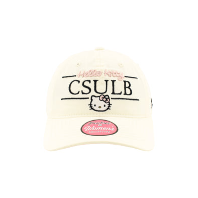 CSULB Hello Kitty Cap - Ivory, Blue 84