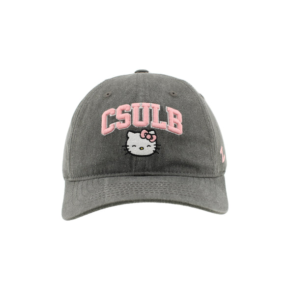 CSULB Hello Kitty Arch Cap - Charcoal, Blue 84