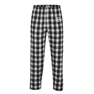 LB Flannel Pant - Black/White, Boxercraft