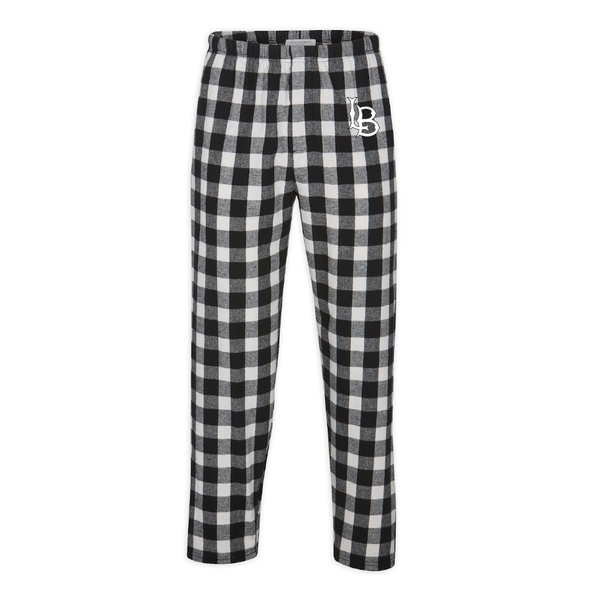 LB Flannel Pant - Black/White, Boxercraft