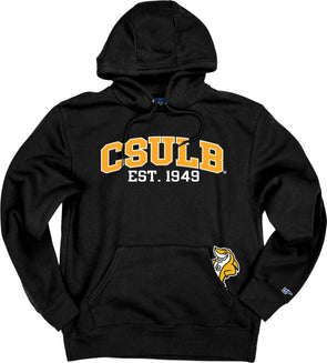 CSULB Elbee Pocket Hood - Black, Blue 84