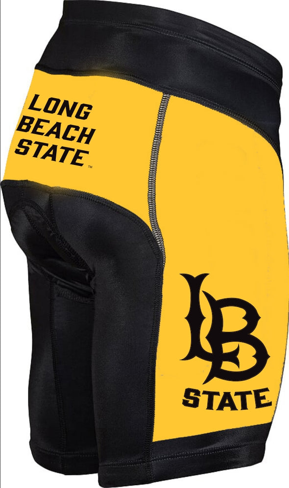 CSULB Cycling Shorts - Black/Gold, Adrenaline