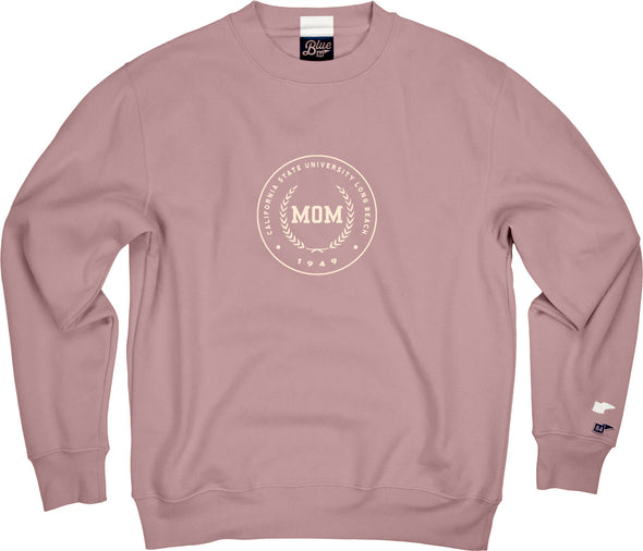 Mom CSULB Circle Crew - Pink, Blue 84