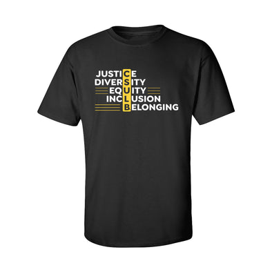 CSULB Inclusion Diversity T-Shirt -Black