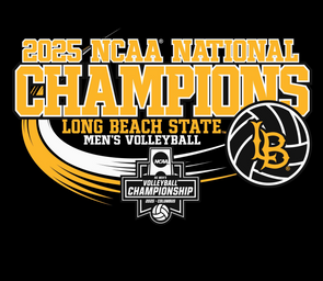 2025 NCAA Men's Volleyball Champion Tee - Black, Blue 84