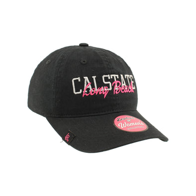 Women's CSULB Metallic/Pink Cap - Black, Zephyr