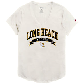 Women's Alumni LB Arch T-shirt - Ivory, League