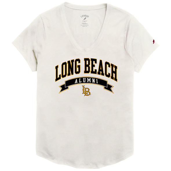 Women's Alumni LB Arch T-shirt - Ivory, League