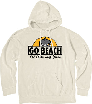 CSULB Go Beach Tokyodachi Hood - Ivory, Zephyr