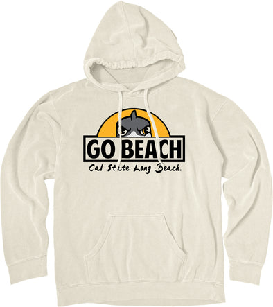 CSULB Go Beach Tokyodachi Hood - Ivory, Zephyr