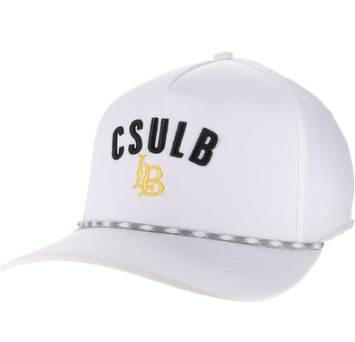 CSULB LB Rope Cap - White/Grey, League
