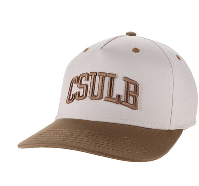CSULB Heritage Cap - Stone/Brown, League