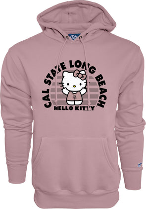 CSULB Hello Kitty Dome Hood Pink