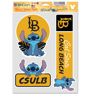 CSULB Stitch Decal Sheet - Wincraft