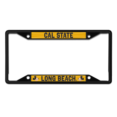 CSULB Mickey Mouse License Plate Frame - Black, Wincraft Disney