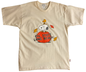 CSULB Snoopy Pumpkin T-Shirt -Oatmeal