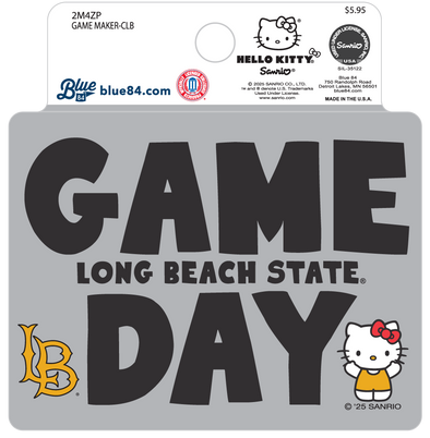 LBSU Hello Kitty Game Day Sticker Heat - Blue 84