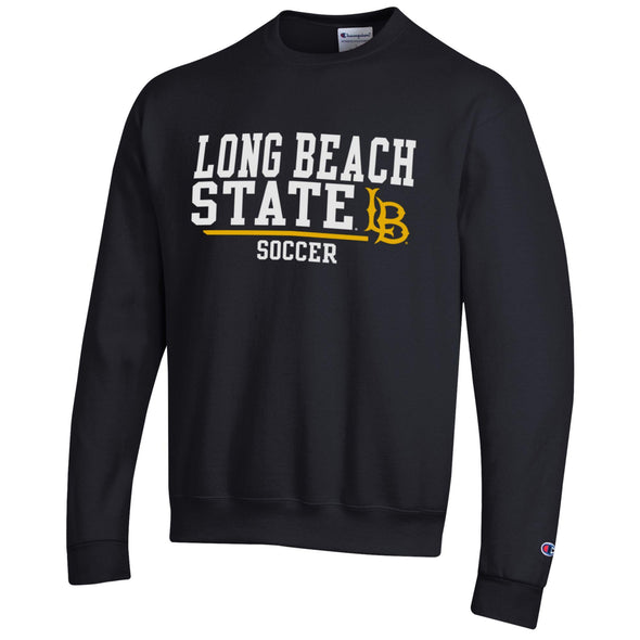 LBSU Soccer Fleece Crewneck - Black, Champion