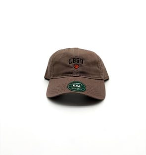 LBSU Over Basketball Cap- Brown, Legacy