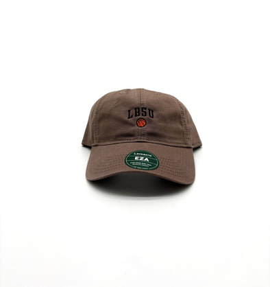 LBSU Over Basketball Cap- Brown, Legacy