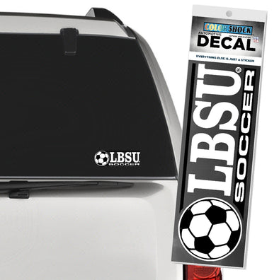 LBSU Soccer Decal - Black, CDI