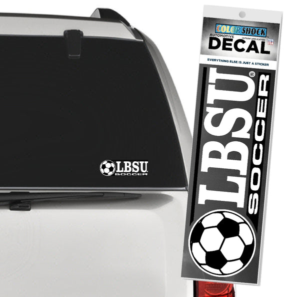 LBSU Soccer Decal - Black, CDI