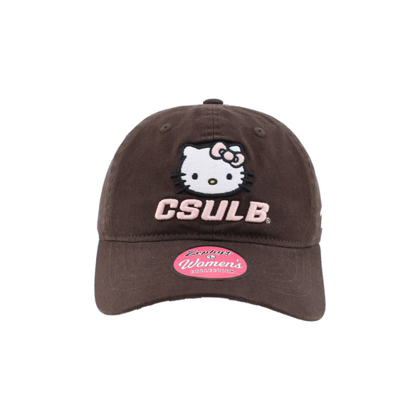 Hello Kitty Over CSULB Cap, Brown -Zephyr
