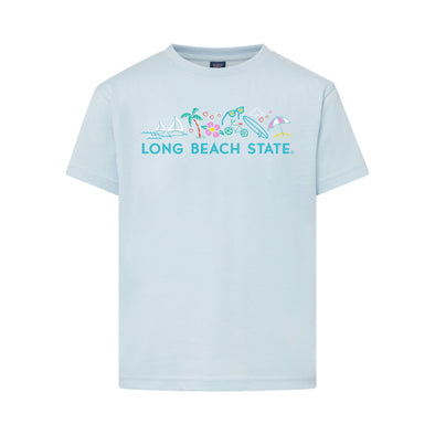 Youth LB Beachy T-shirt - Light Blue, MV Sport