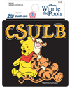 CSULB Tigger and Pooh Sticker - Blue 84