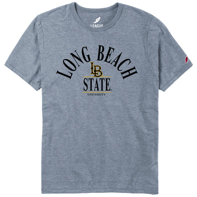 LBSU Arch T-Shirt -Gray, League