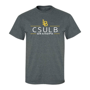 Grandpa LB Over CSULB Tee - Charcoal, MV Sport