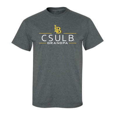 Grandpa LB Over CSULB Tee - Charcoal, MV Sport