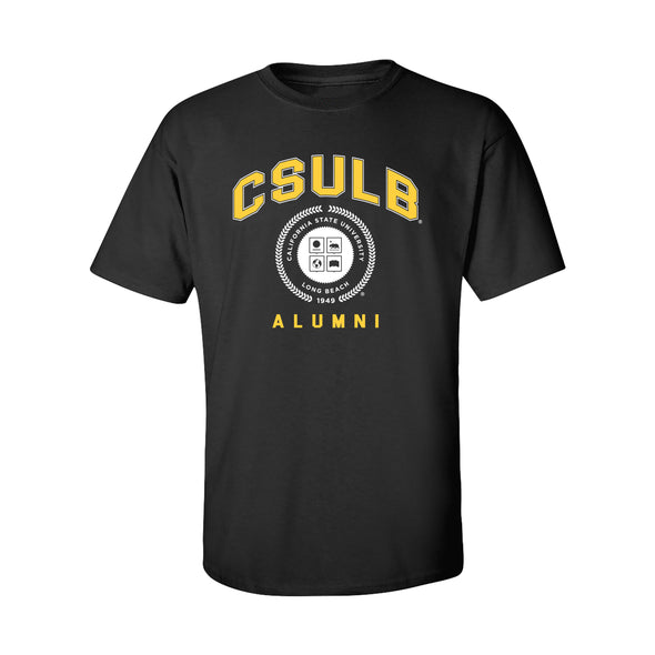 Alumni CSULB Seal Tee - Black, MV Sport