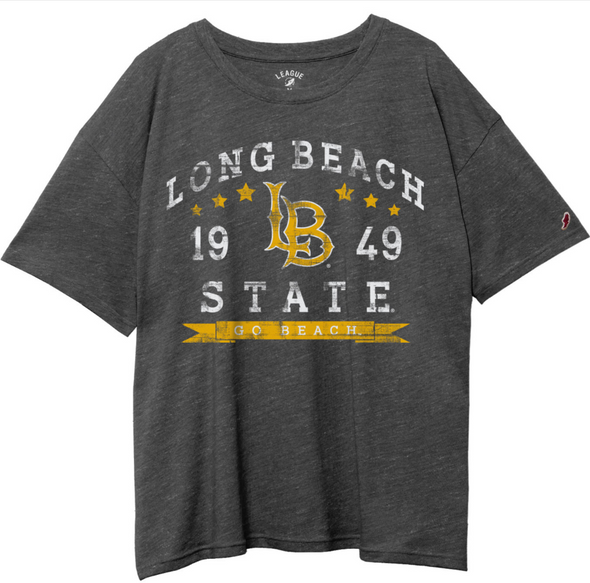 Womens LBSU Go Beach Oversized Tee - Black, League