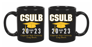 *Sale* Grad 2023 CSULB Grad Cap Mug - Black, Neil