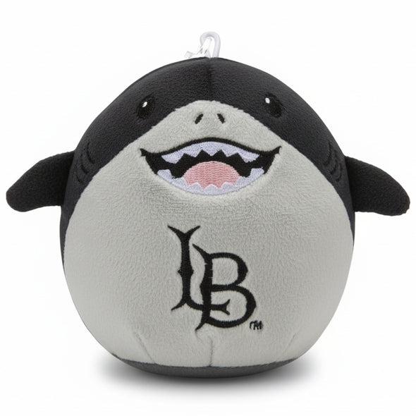 LB MINI SHARK SQUISHY PILLOW Keychain - Gray, Mascot Factory