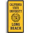CSULB Seal Banner - Gold, Collegiate Pacific