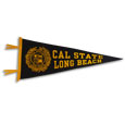 CSULB Seal Pennant - Black, Collegiate Pacific