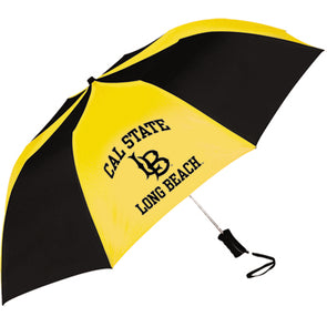 LB Auto Umbrella - Black/Gold, Storm Duds