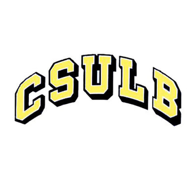 CSULB Arch Inside Decal - Gold, Potter