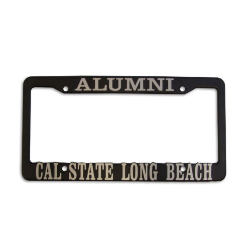 Alumni CSULB Plastic License Frame - Black, R&D