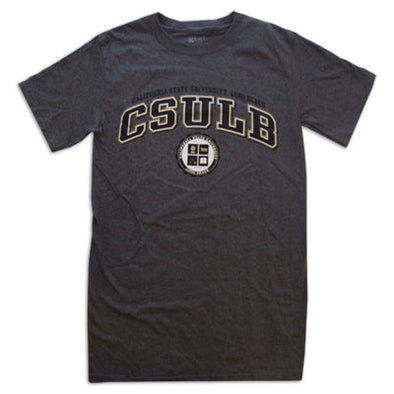 CSULB Seal Big Cotton T-Shirt - Graphite, Gear