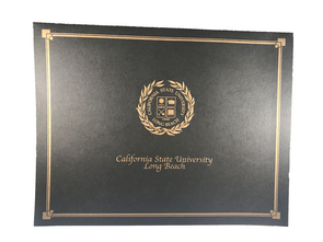 CSULB Seal Certificate Cover