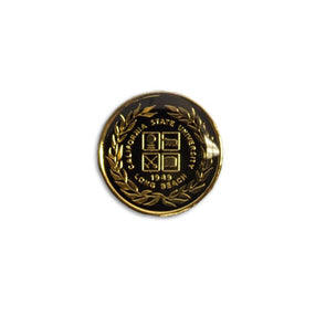 *SALE* Seal Lapel Pin - Black/Gold, Neil