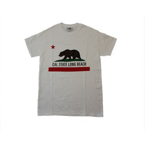 CSULB Cali Flag T-Shirt - White, TLC