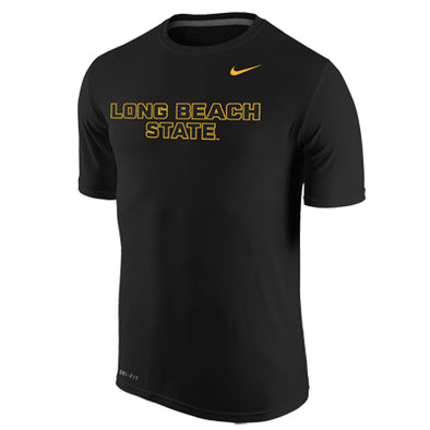 Long Beach State Dri Fit T-Shirt - Black, Nike
