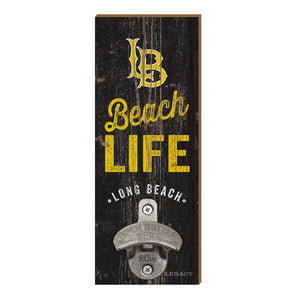 Long Beach State Beach Life Wall Bottle Opener