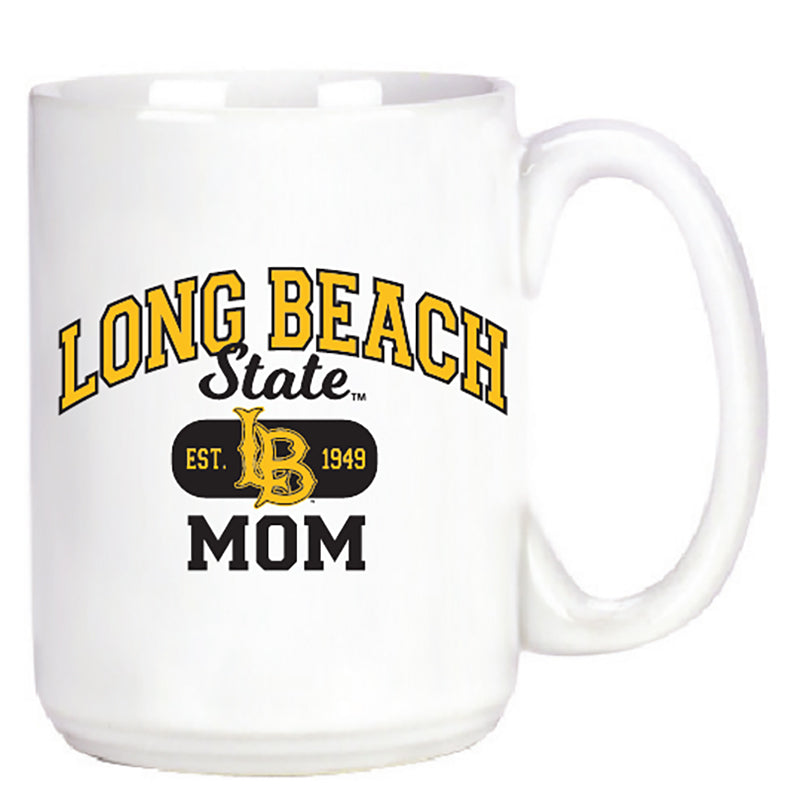 Long Beach State Mom Grande Mug - White, Neil – Long Beach State Official  Store