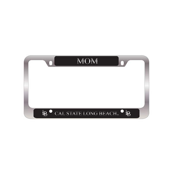 Mom LB Engraved License Frame - Black, LXG